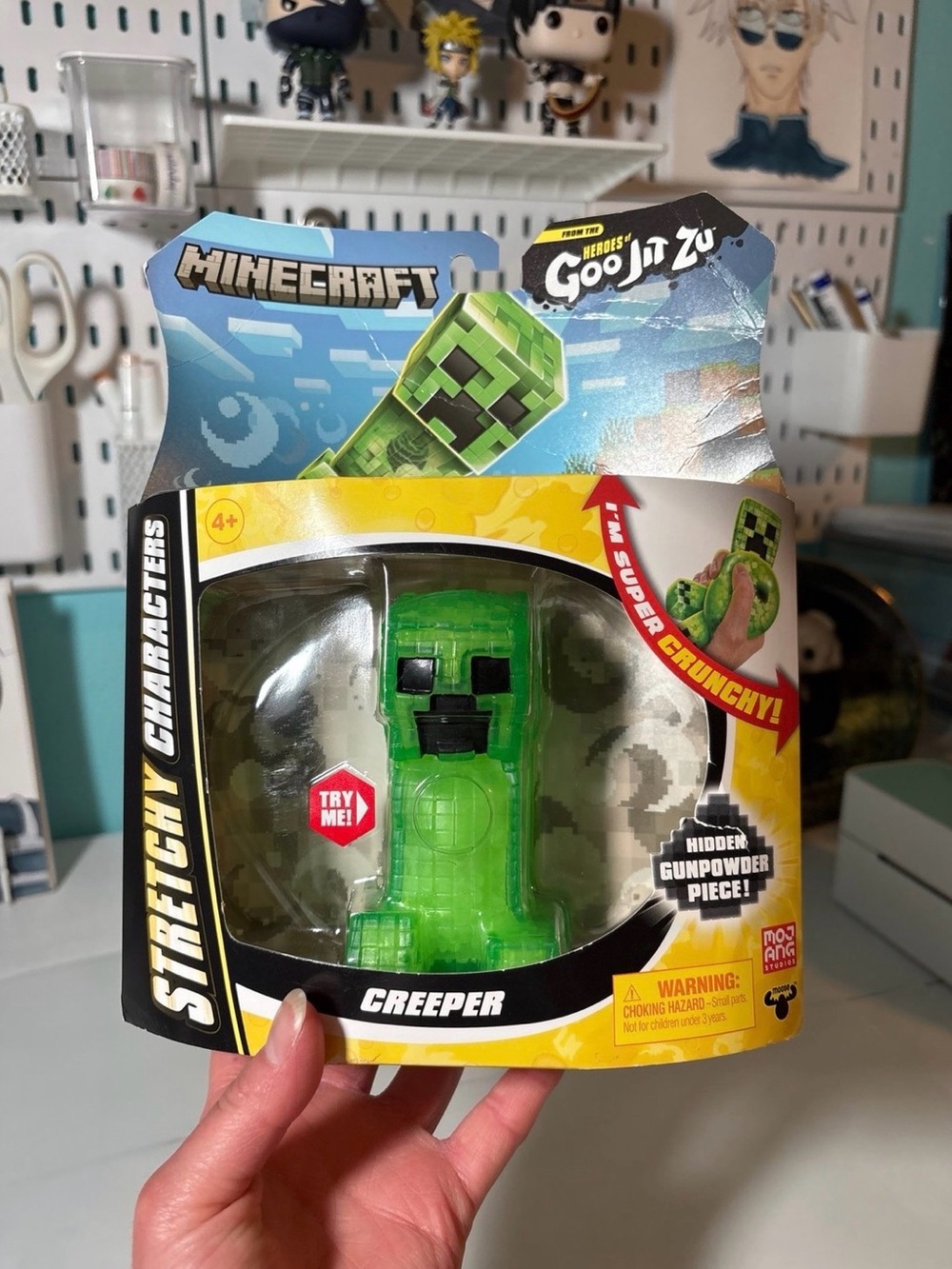 Minecraft creeper squishy goo jit zu viral fidget TikTok